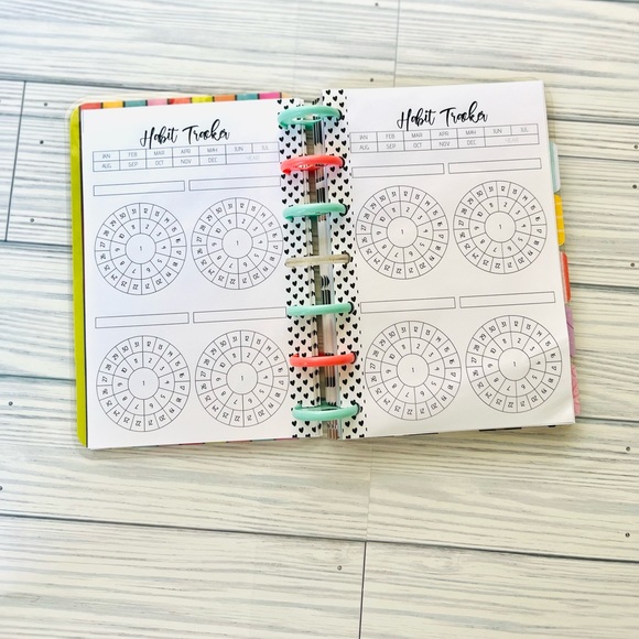 Happy planner mini size set monthly and weekly Layout Disney Mickey and Minnie - Picture 14 of 16